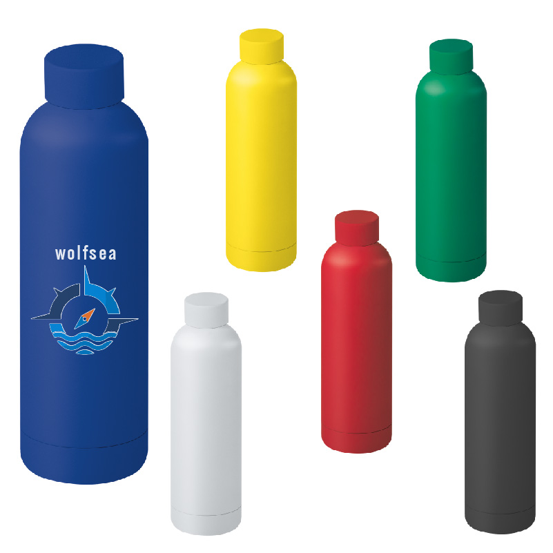 BORRACCIA TERMICA IN ACCIAIO INOX, 750 ML DOPPIO STRATO  Ø cm.7,5x26 ART.BC301