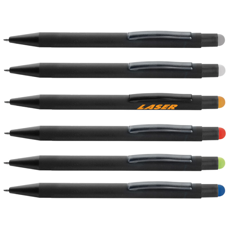 PENNA A SFERA A SCATTO IN METALLO VERNICIATO CON TOUCH SCREEN COL. ART.MT-213 MIAMI