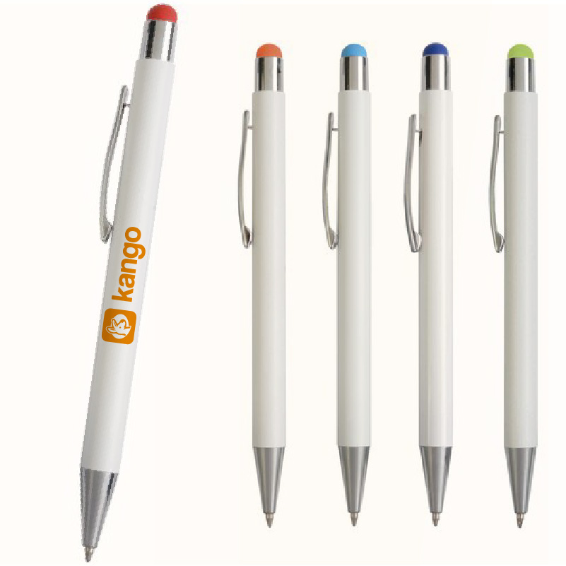 PENNA A SFERA A SCATTO IN ALLUMINIO CON TOUCH SCREEN COLORATO ART.MT-322