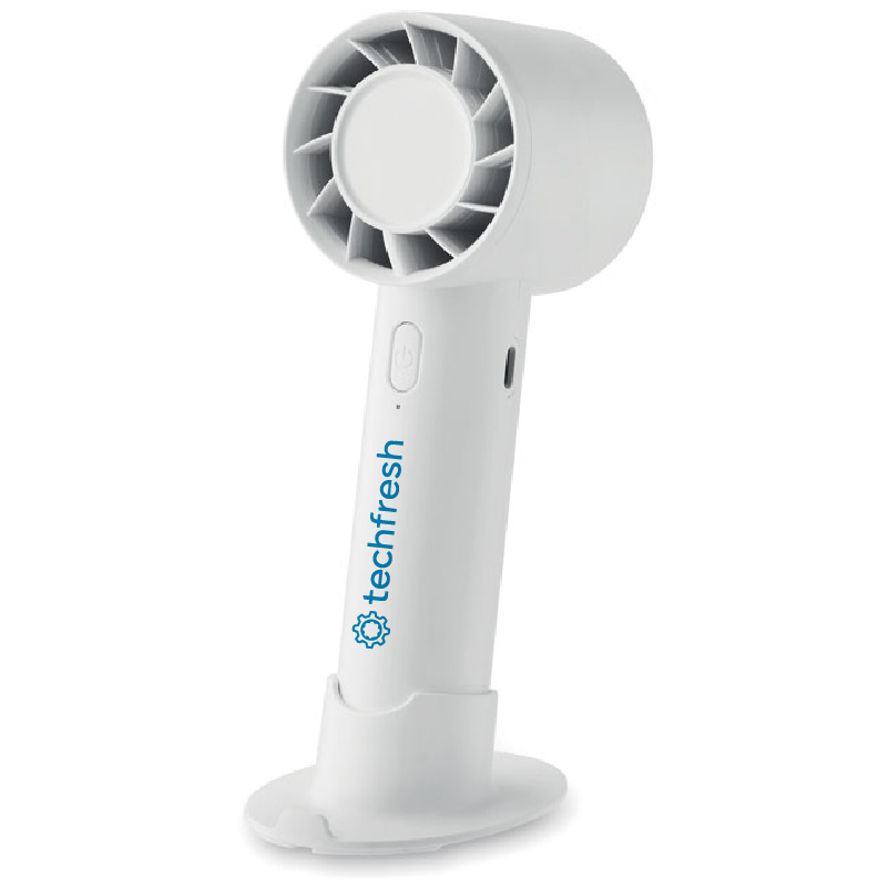 VENTILATORE PORTATILE, 3  VELOCITÀ, BATTERIA RICARICAB. CON PORTA USB DA 2000 MAH ART.PT-562