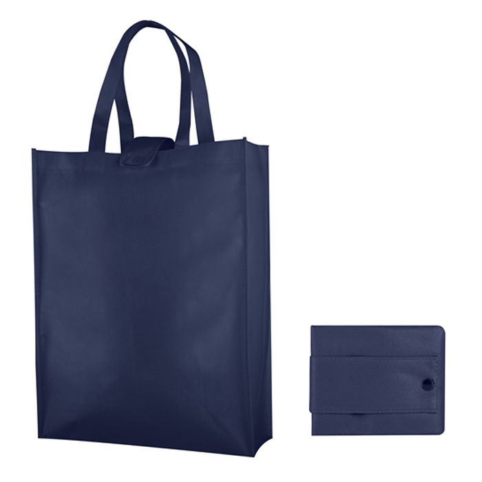 BORSA IN TNT CHIUSURA CON BOTTONE, cm 32x42x13  MANICI CORTI,RICHIUD.A BORSELLINO  RIF.CUCITE ART. RA624